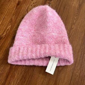 Anthropologie Soft Pink Knit Hat